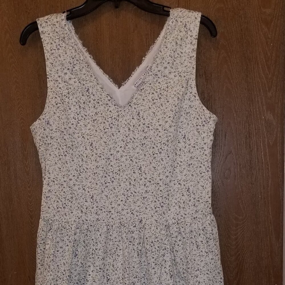 Damaged English Factory Dress with Ruffle Removed